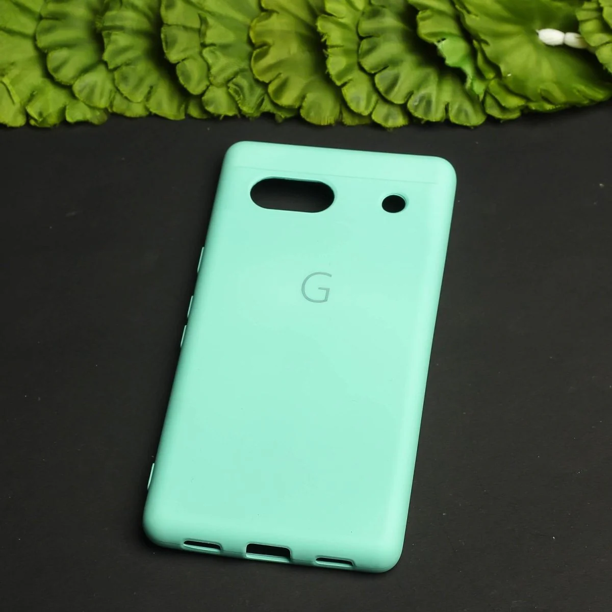 Light Blue Camera Original Silicone case for Google Pixel 7a - Image 3