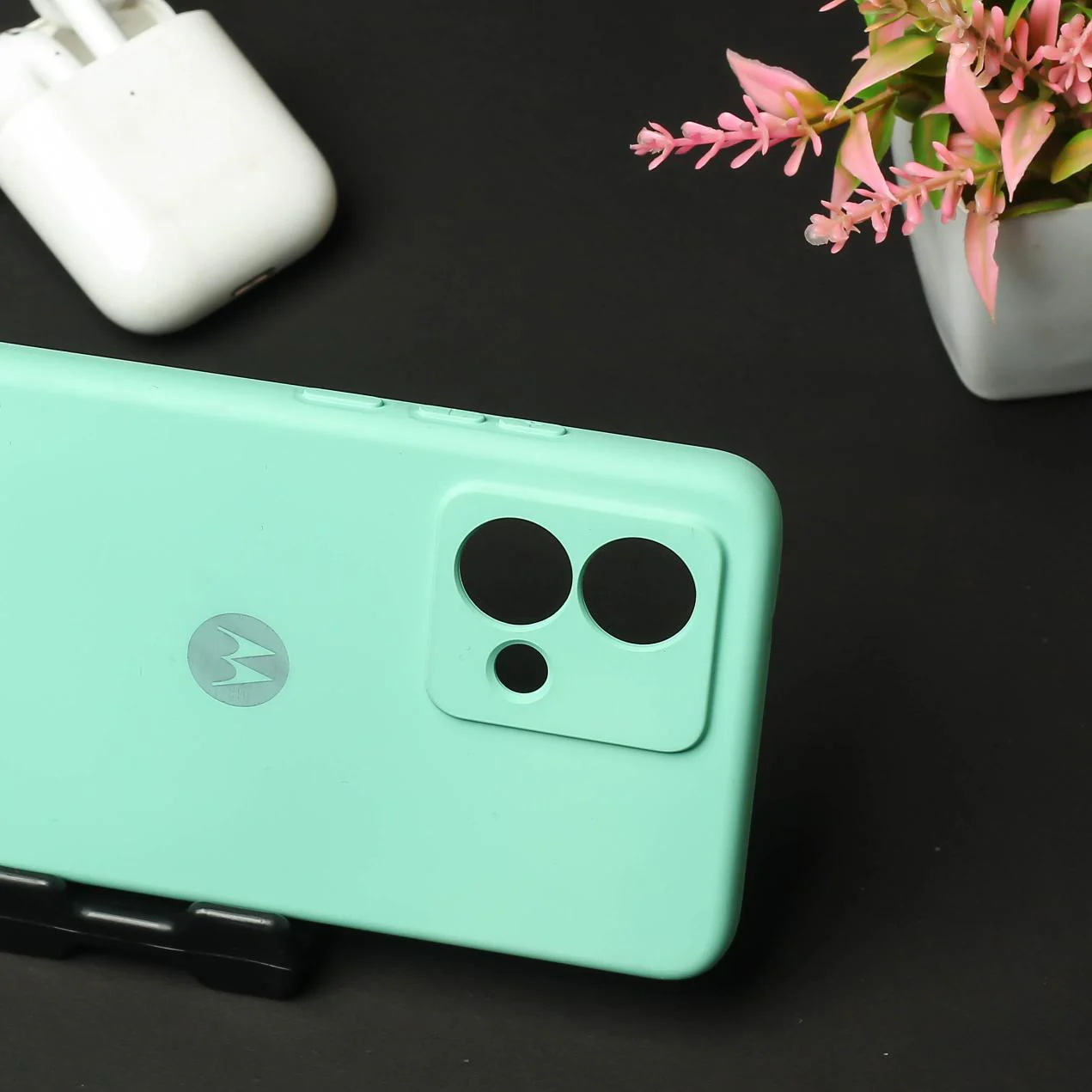 Light Blue Camera Original Silicone case for Motorola Edge 40 Neo - Image 3