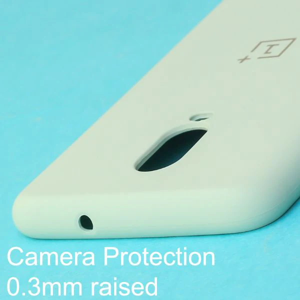 Sea Green Camera Original Silicone case for Oneplus 6T - Image 4