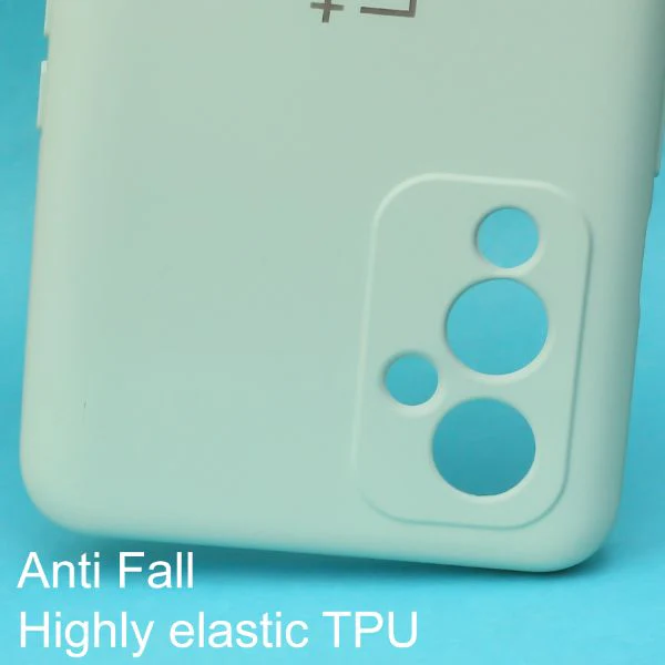Sea Green Camera Original Silicone case for Oneplus 9 - Image 2