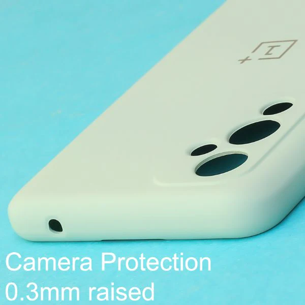 Sea Green Camera Original Silicone case for Oneplus 9 - Image 3