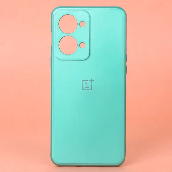 Dark Green Metallic Finish Silicone Case for Oneplus Nord 2T