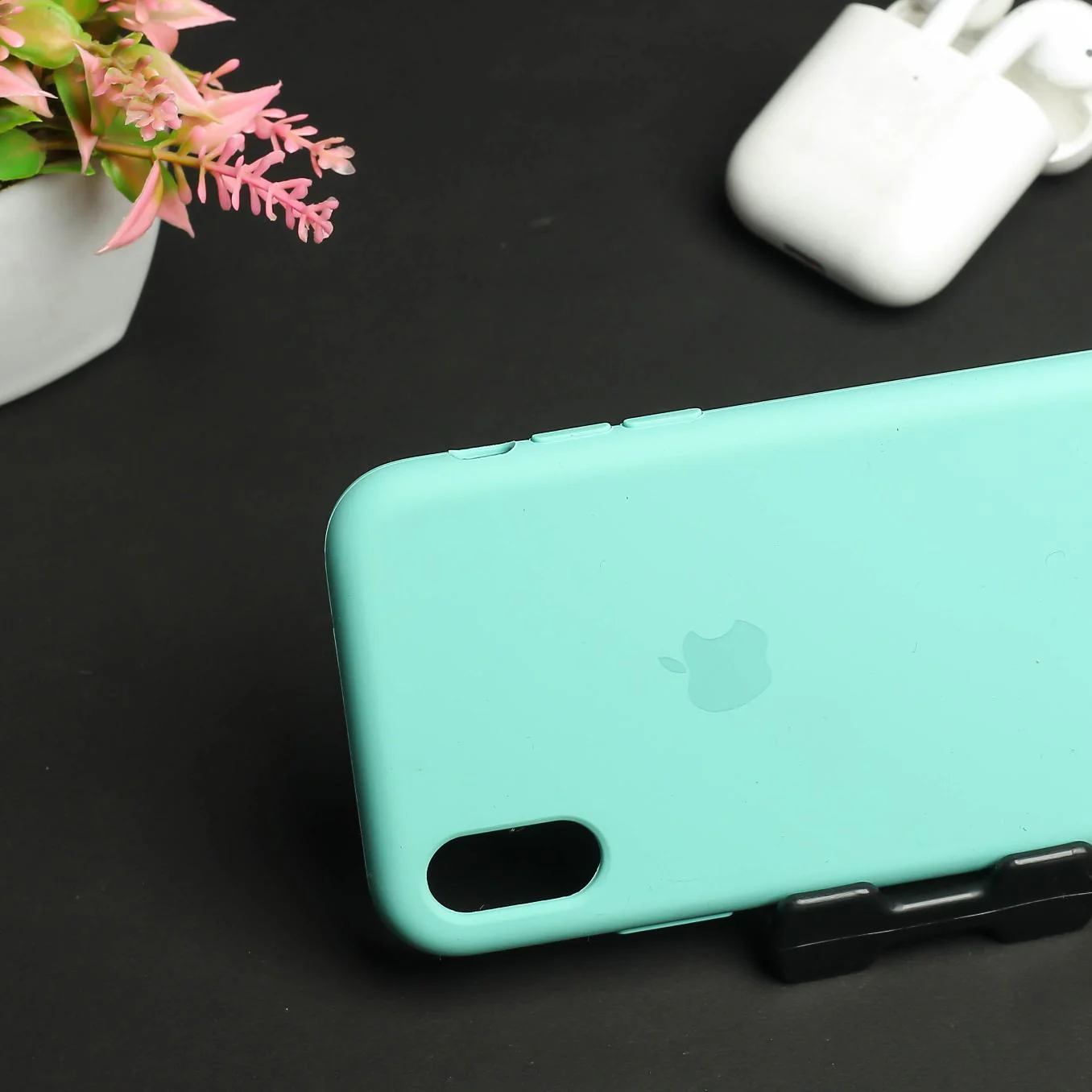 Sea Green Original Silicone Case for Apple Iphone Xs Max - Image 3