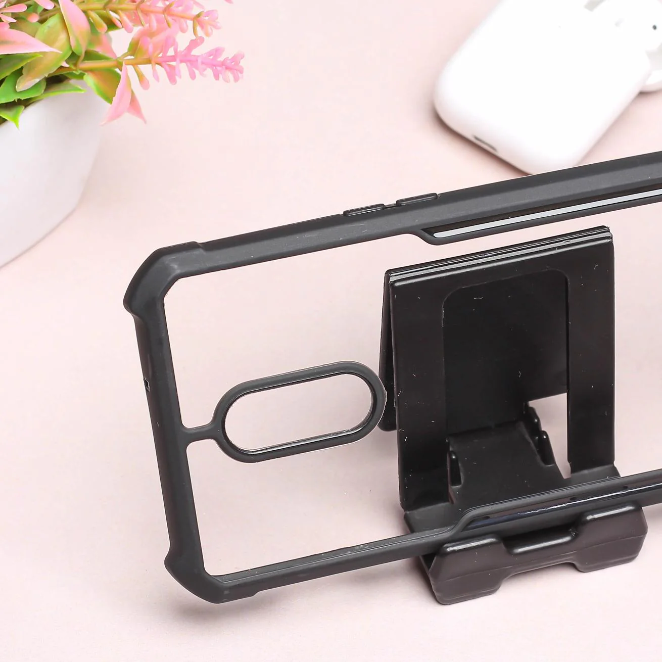 Shockproof transparent silicone Safe case for Oneplus 7 - Image 3