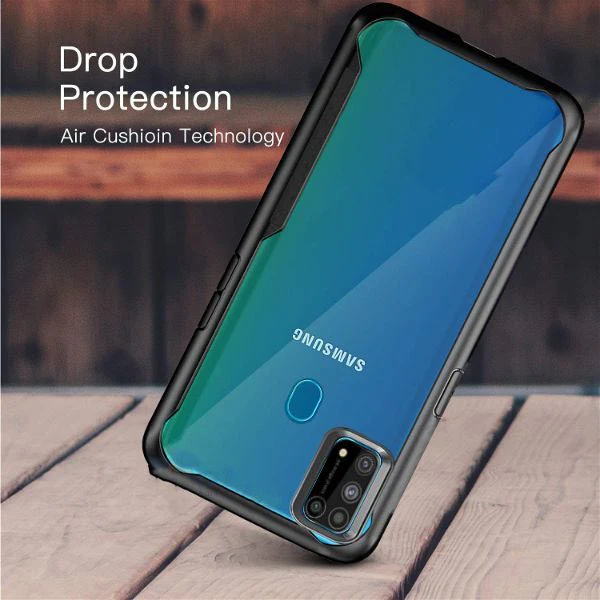 Shockproof transparent Safe Silicone case for Samsung M31 - Image 3