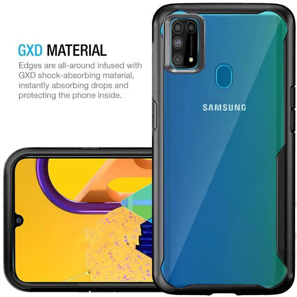 Shockproof transparent Safe Silicone case for Samsung M31 - Image 5