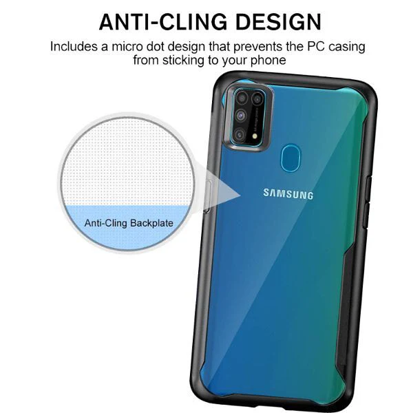 Shockproof transparent Safe Silicone case for Samsung M31 - Image 6