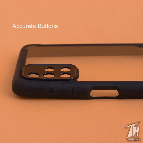 Hybrid Shockproof transparent Safe Silicone case for Samsung M51 - Image 5