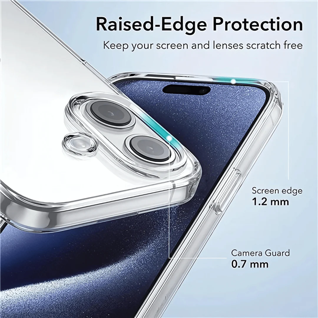 SilicaClear Transparent Silicone Case for Apple Iphone 16 - Image 2