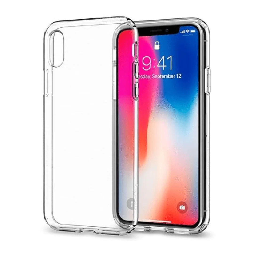 SilicaClear Transparent Silicone Case for Apple Iphone X/XS - Image 4
