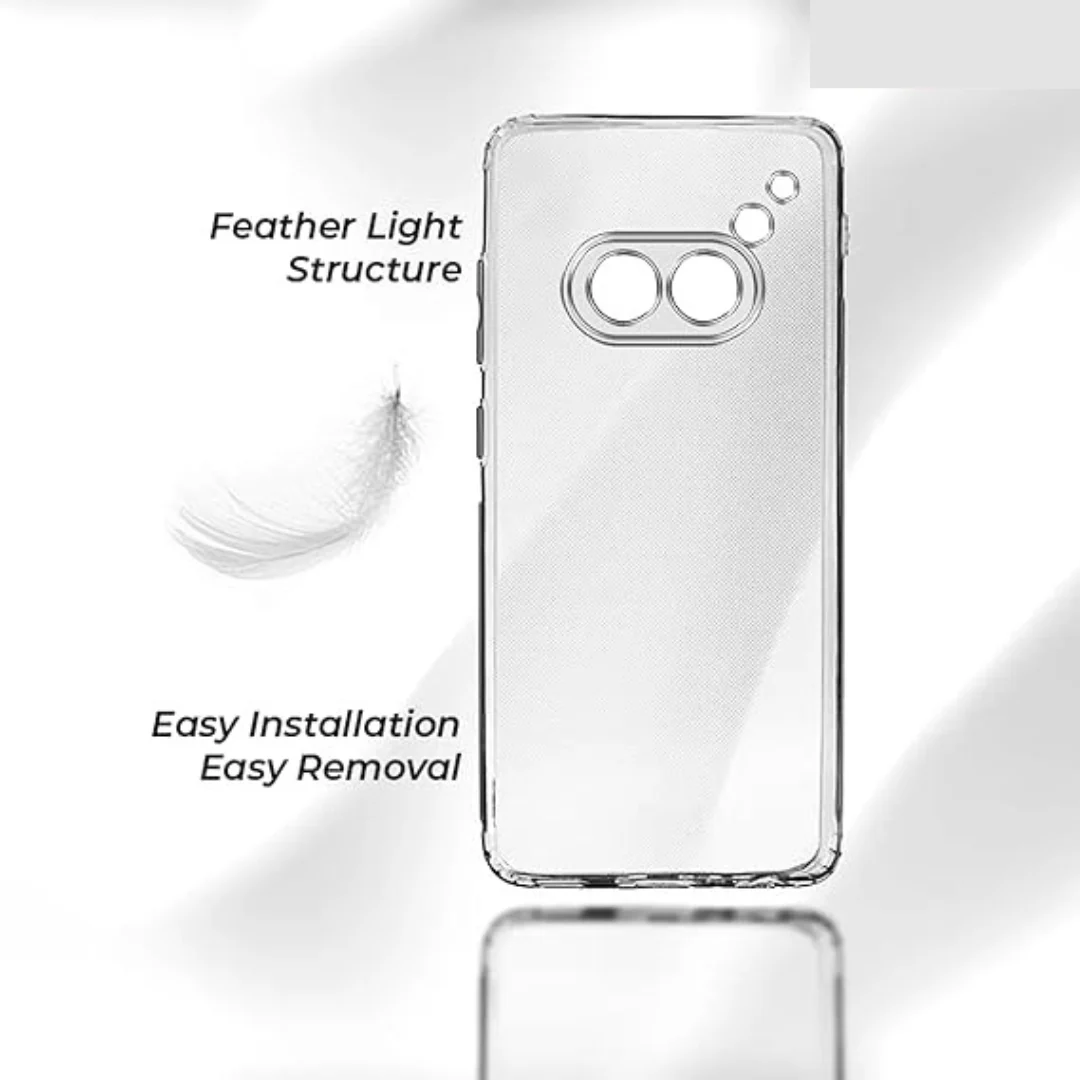 SilicaClear Transparent Silicone Case for nothing Phone 2a - Image 5