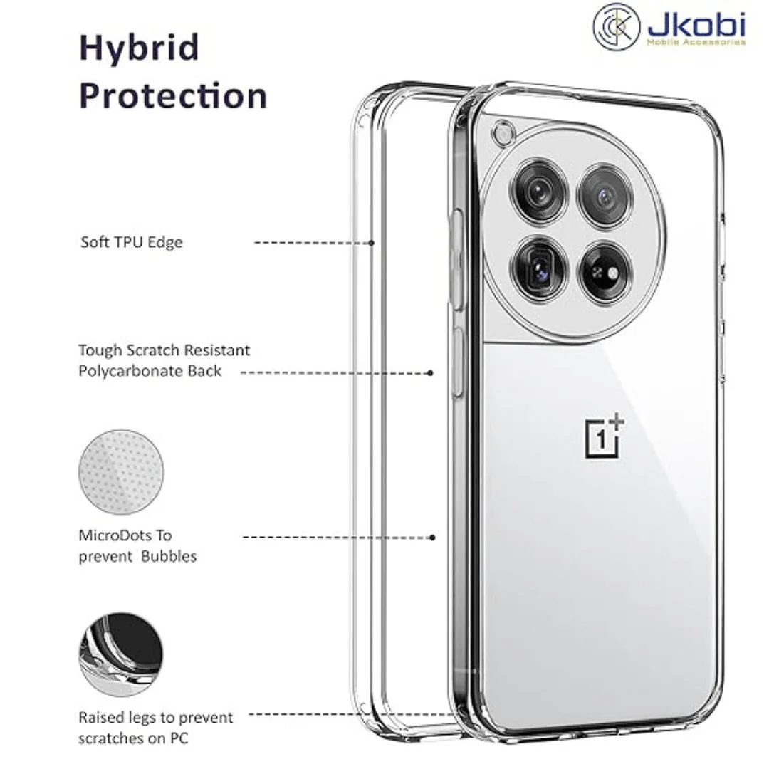 SilicaClear Transparent Silicone Case for Oneplus 12R - Image 3