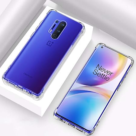 SilicaClear Transparent Silicone Case for Oneplus 8 Pro - Image 2