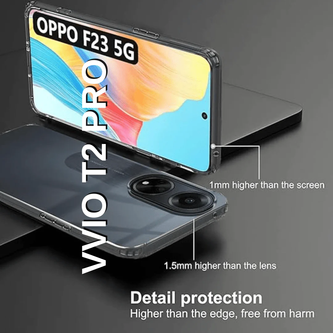 Kingsbar Transparent Silicone Case for Oppo F23 5G - Image 3