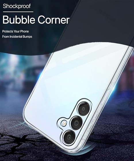 SilicaClear Transparent Silicone Case for Samsung A15 5g - Image 2