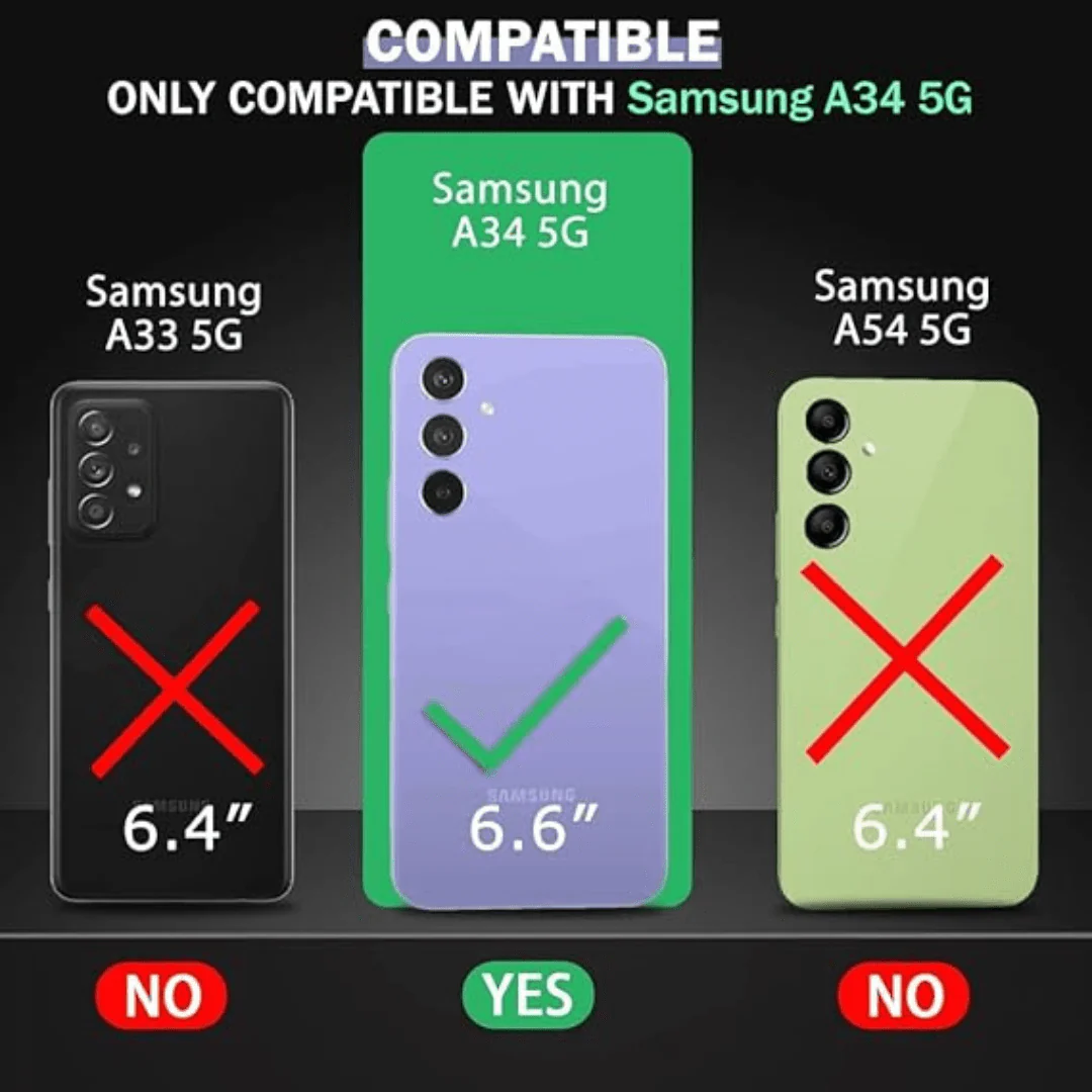 SilicaClear Transparent Silicone Case for Samsung A34 - Image 5