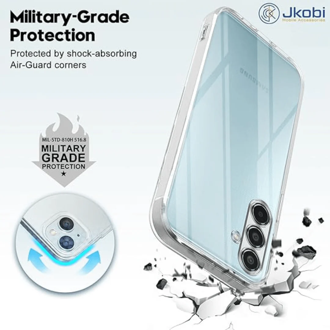 SilicaClear Transparent Silicone Case for Samsung F35 - Image 4