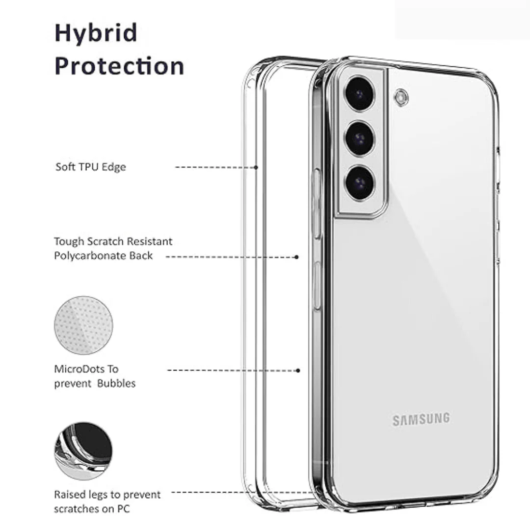SilicaClear Transparent Silicone Case for Samsung S22 Plus - Image 4