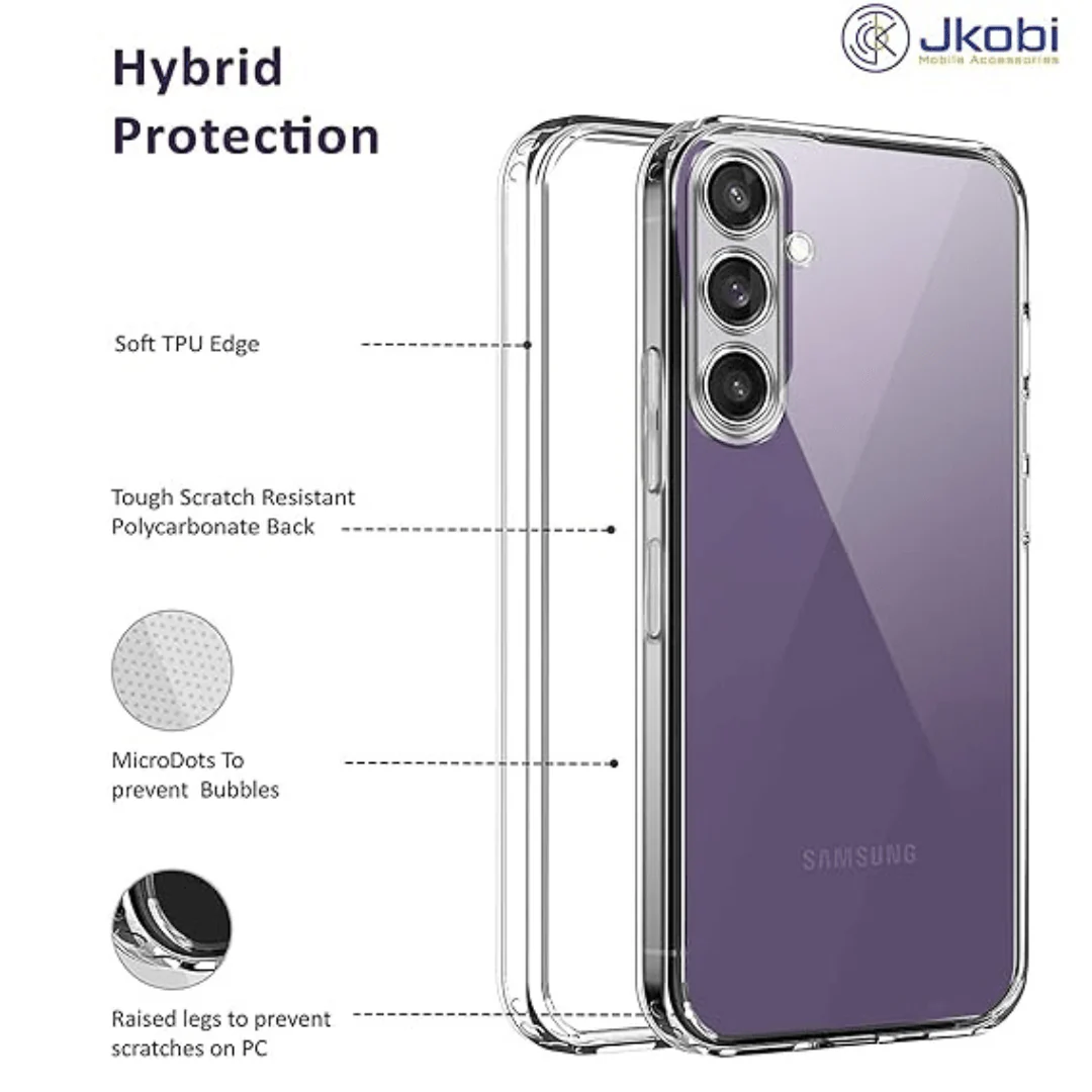 SilicaClear Transparent Silicone Case for Samsung S23 Fe - Image 4