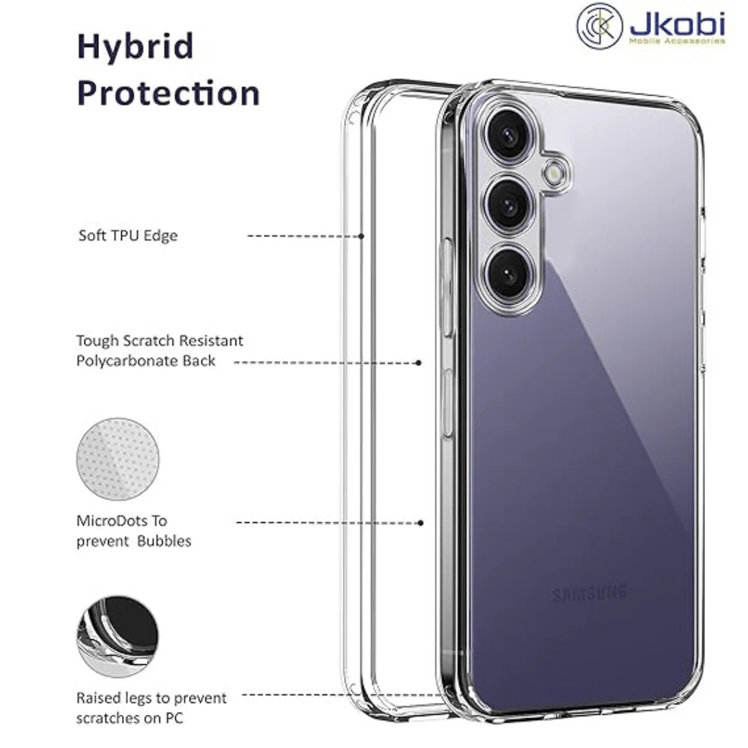 SilicaClear Transparent Silicone Case for Samsung S24 Plus - Image 3