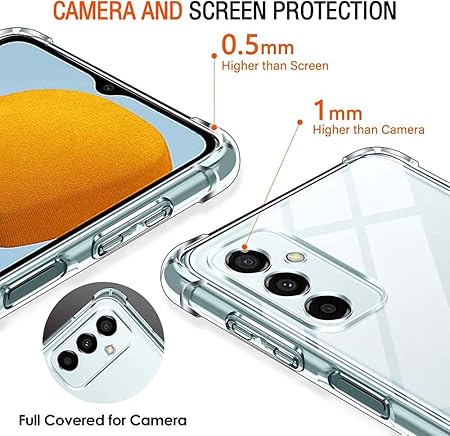 SilicaClear Transparent Silicone Case for Samsung A14 - Image 3