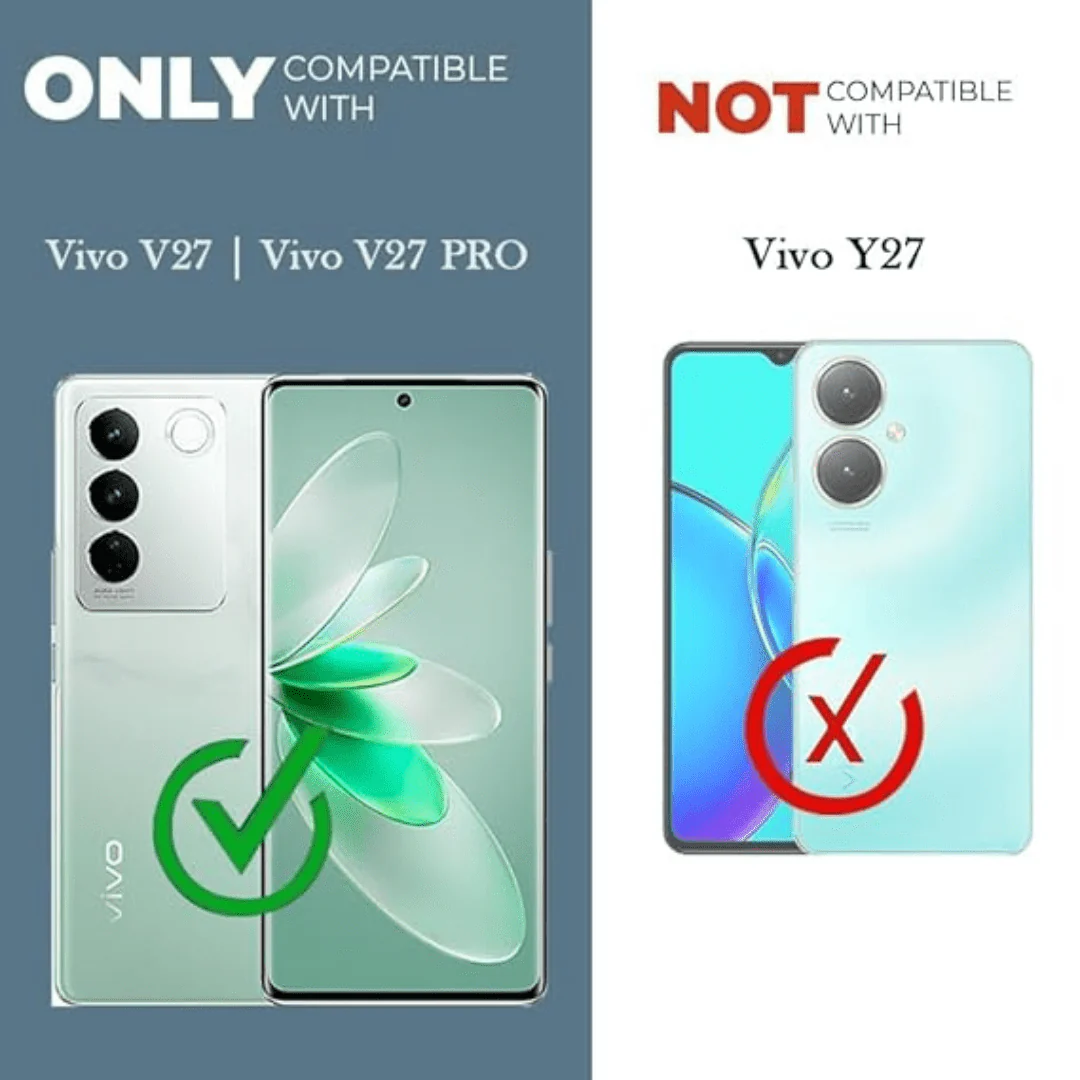 SilicaClear Transparent Silicone Case for Vivo V27 - Image 2