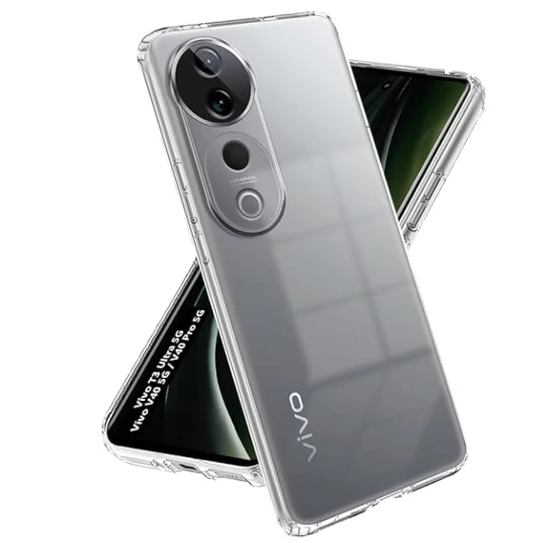 SilicaClear Transparent Silicone Case for Vivo V40 - Image 2