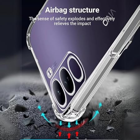 SilicaClear Transparent Silicone Case for Vivo Y300 - Image 3