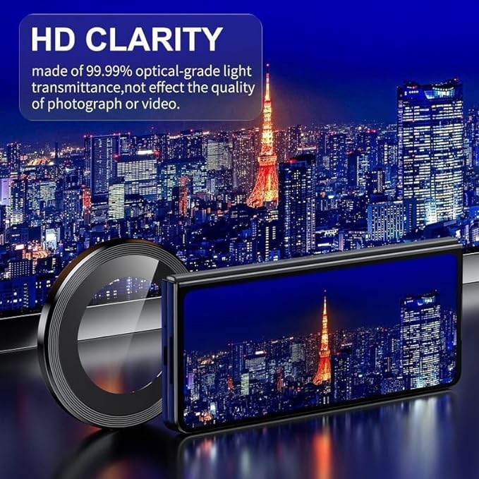 Silver Metallic camera ring lens guard for Nothing Phone 1 - Image 2