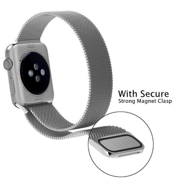 Silver Chain Strap For Apple Iwatch (42mm/44mm) - Image 5