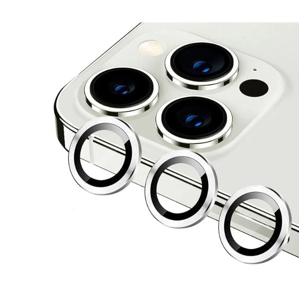 Silver Metallic camera ring lens guard for Apple iphone 12 Pro Max