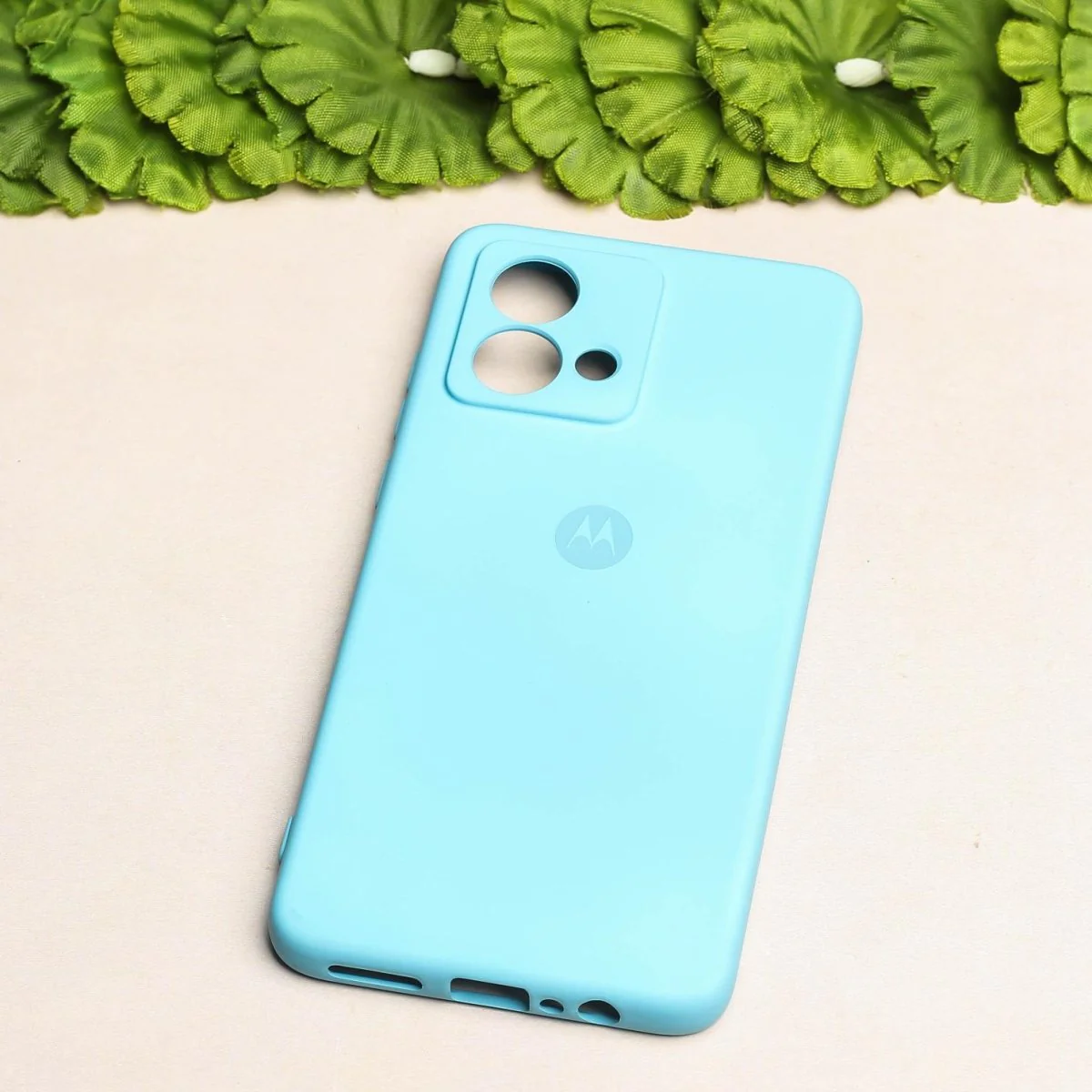 Sky Blue Camera Original Silicone case for Motorola Edge 40 Neo - Image 2