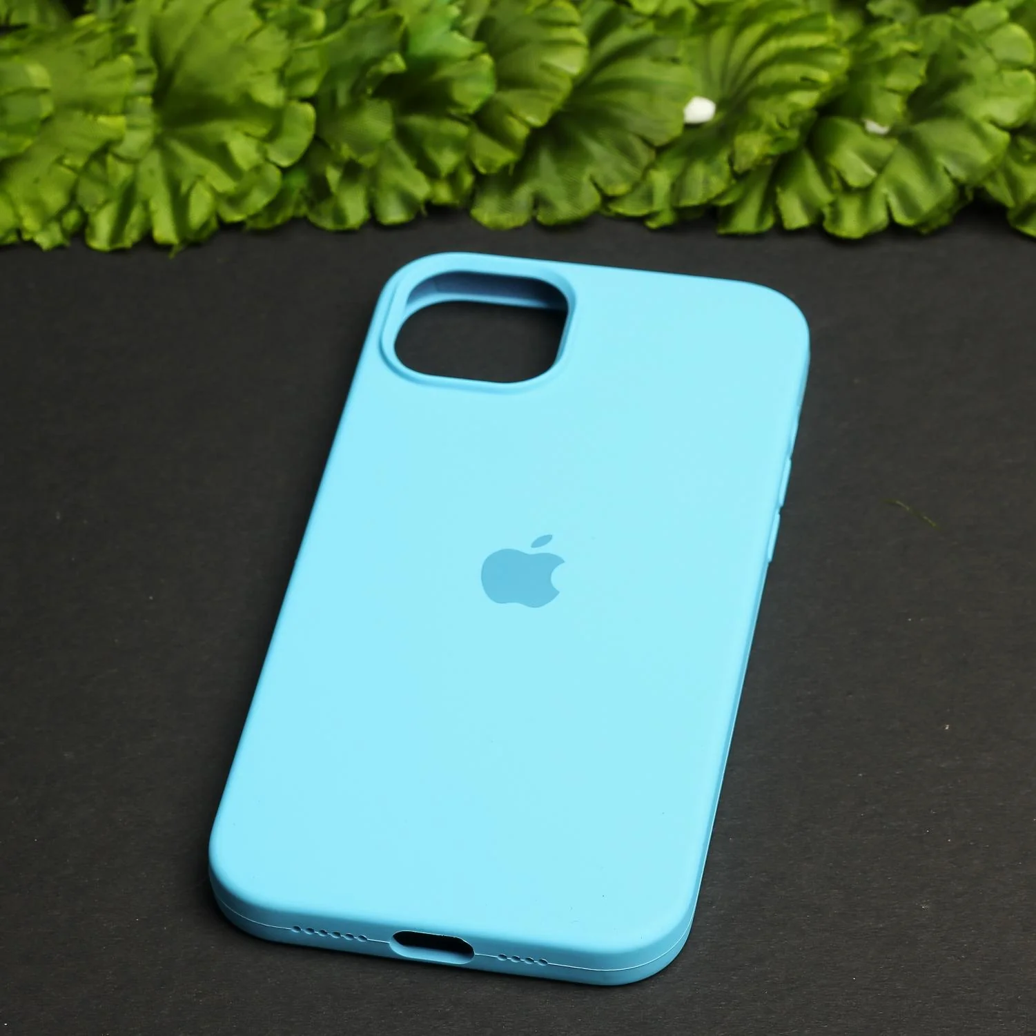 Sky blue Original Silicone case for Apple iphone 14 Plus - Image 2