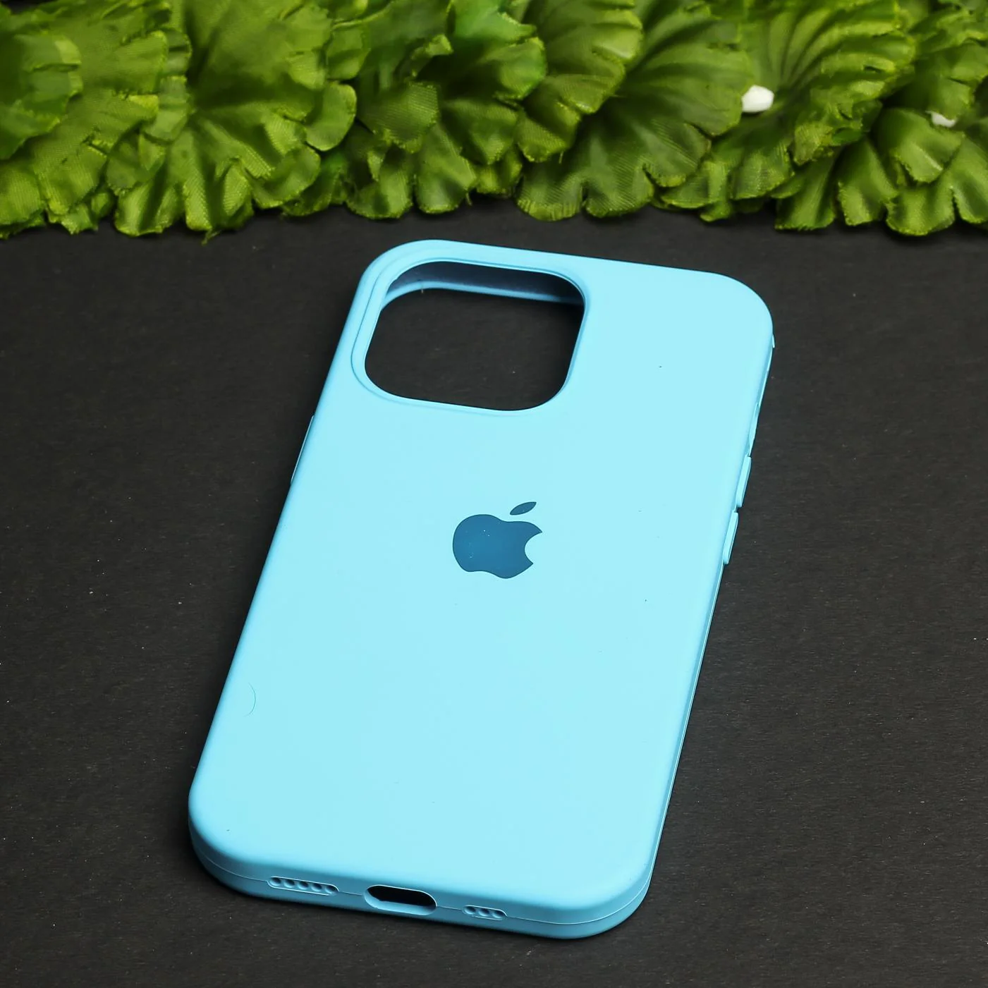 Sky blue Original Silicone case for Apple iphone 14 Pro Max - Image 2