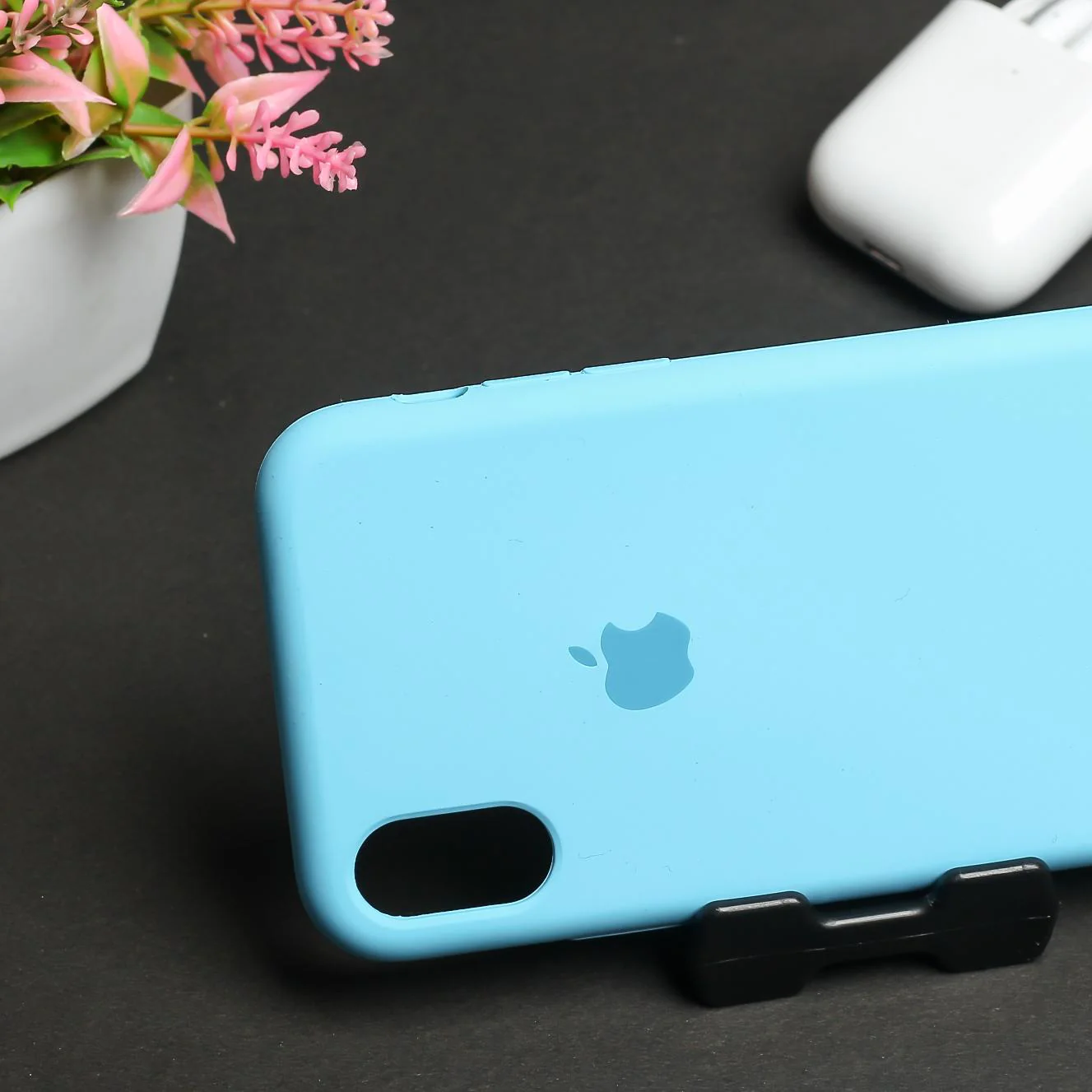 Sky Blue Original Silicone case for Apple iphone Xs Max - Image 3