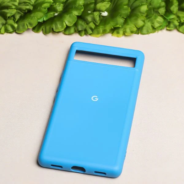 Sky blue Original Silicone case for Google Pixel 8 - Image 3