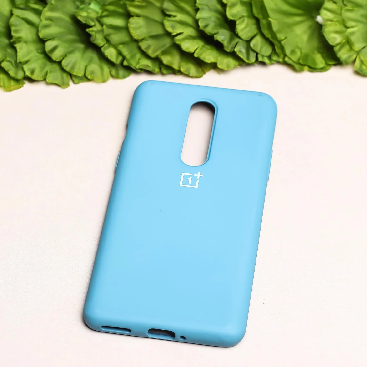 Sky Blue Original Silicone case for Oneplus 8 - Image 2