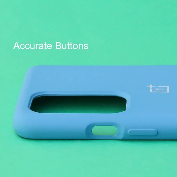 Sky Blue Original Silicone case for Oneplus 9R - Image 3