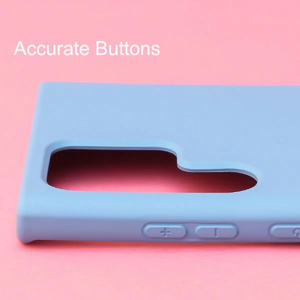 Sky blue Original Silicone case for Samsung S22 Ultra - Image 3