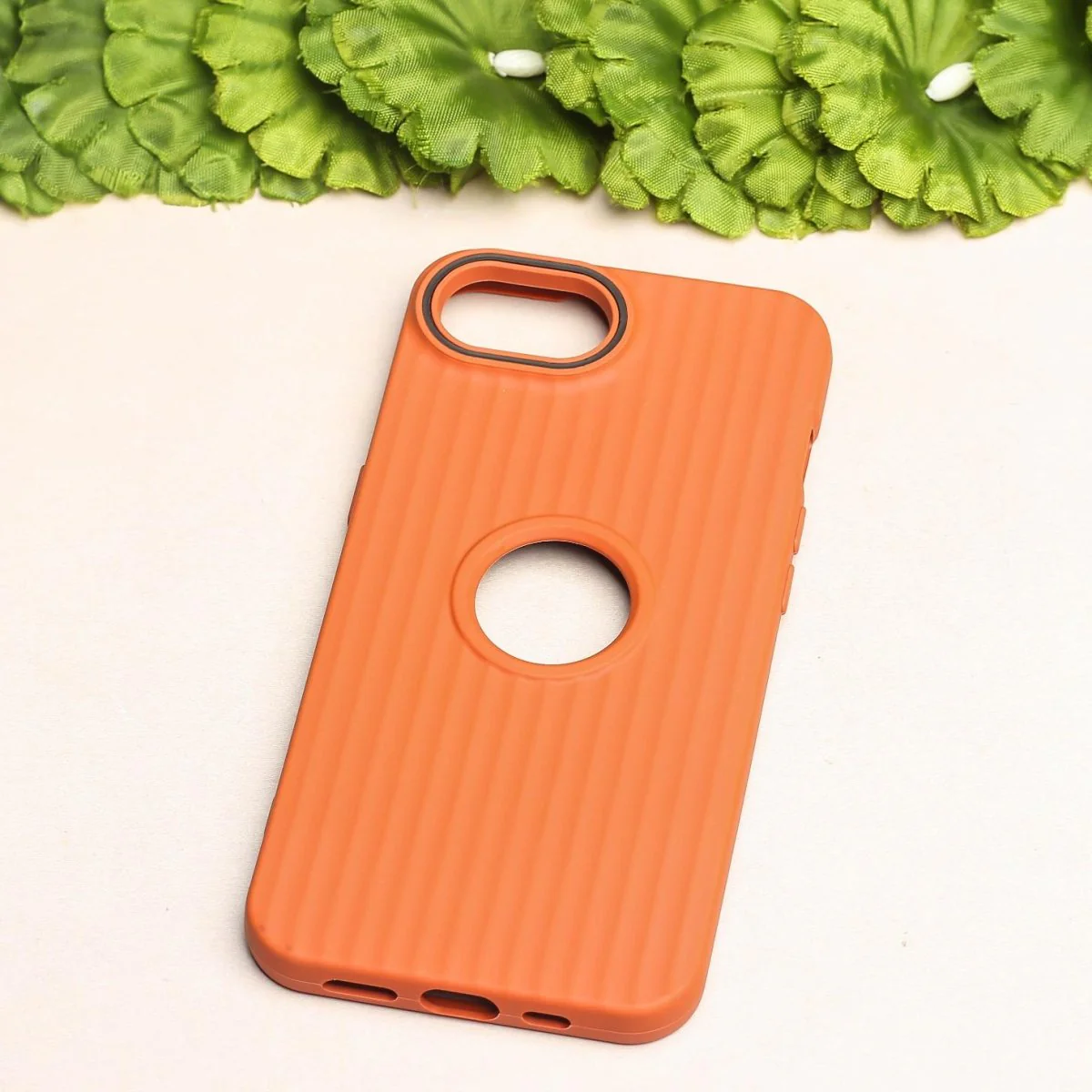 SleekLine Brown Silicone Case for Apple Iphone 16e - Image 2