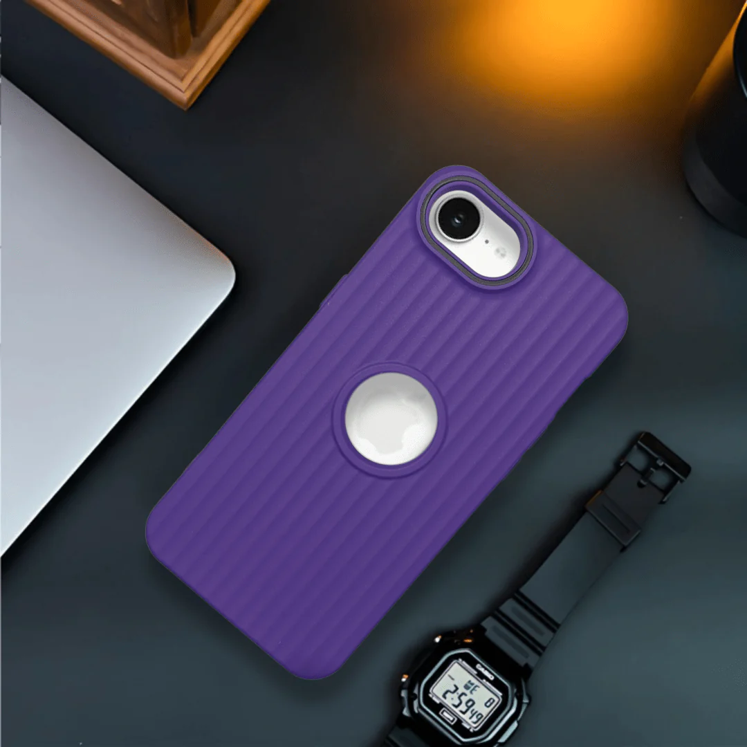 SleekLine Voilet Silicone Case for Apple Iphone 16e - Image 5
