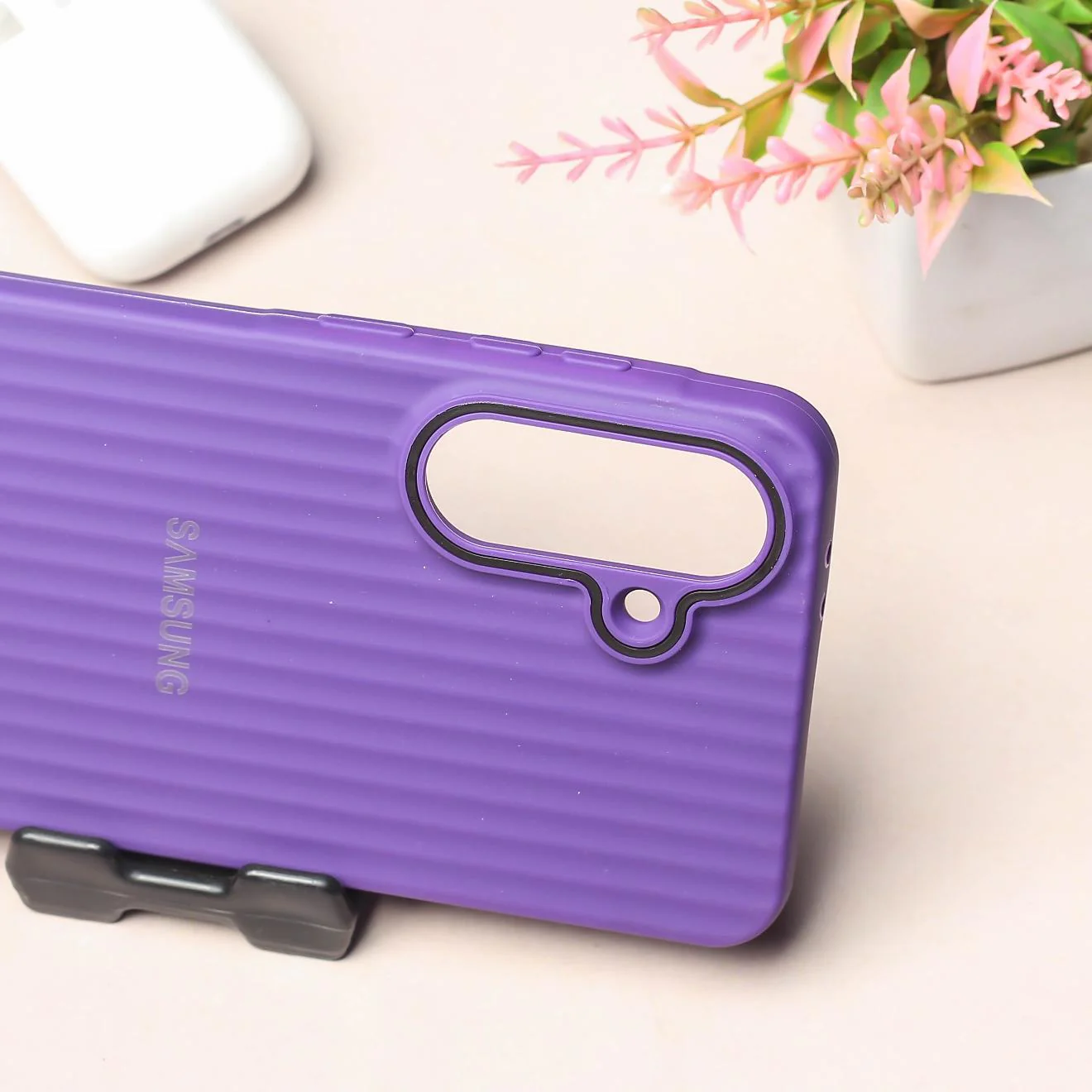 SleekLine Voilet Silicone Case for Samsung A56 - Image 3