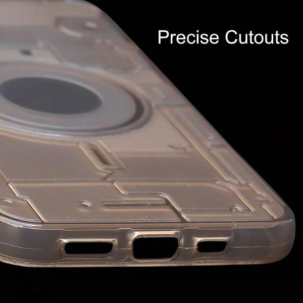 Smoke Shade Trans silicon Case for Apple iphone 15 Pro - Image 5