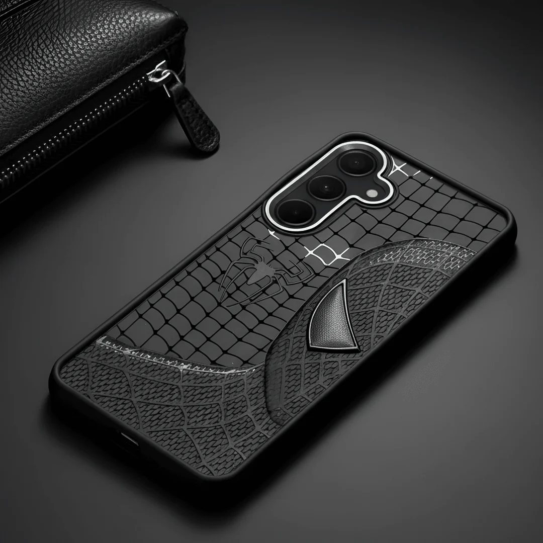 SP-Superhero Engraved logo silicon Case for Samsung M35