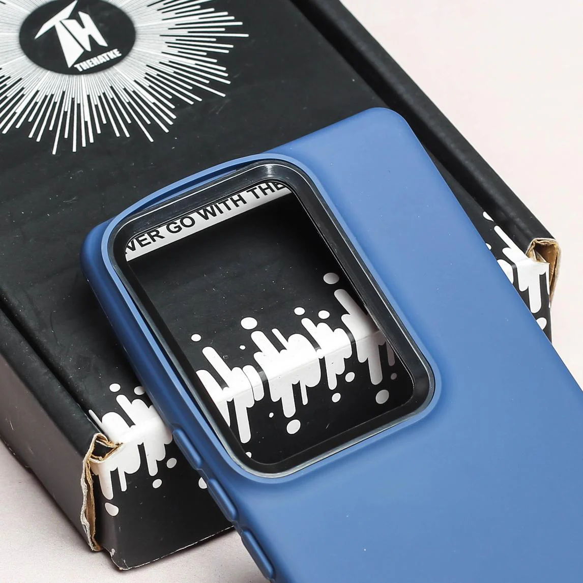 Spoov Dark Blue Silicone Case for Vivo V27 - Image 4
