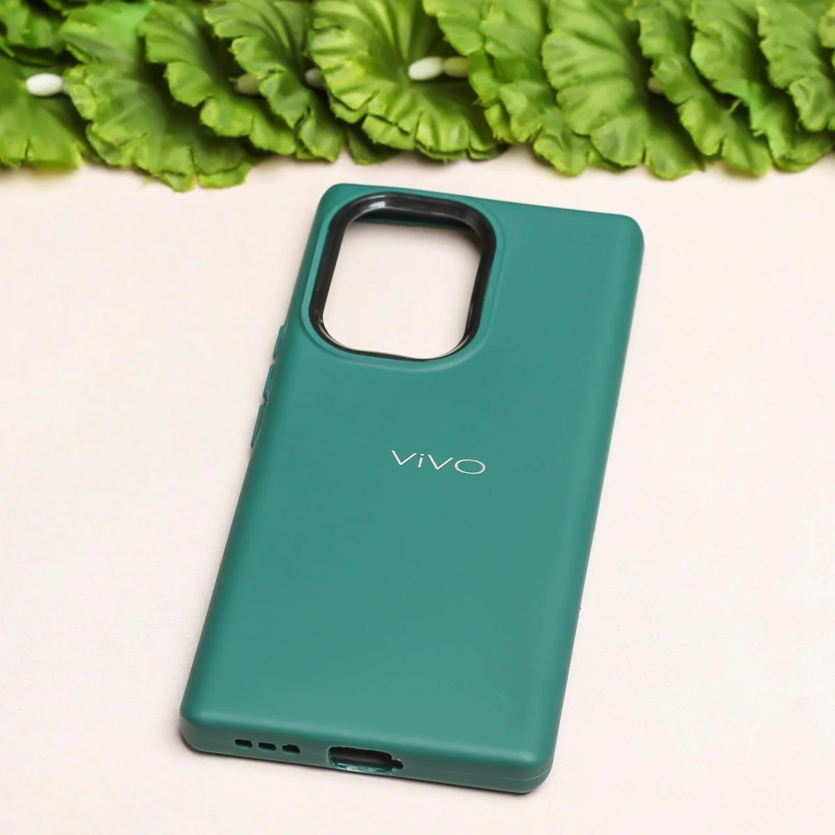 Spoov Dark Green Silicone Case for Vivo V29E - Image 2