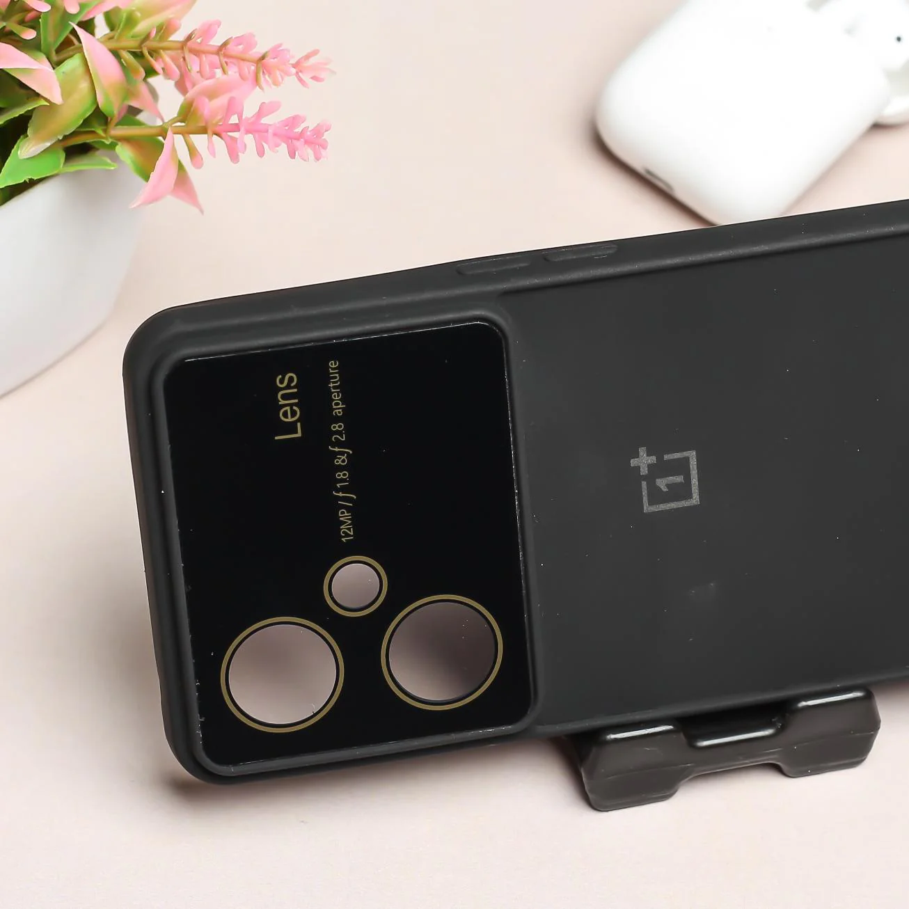 Spoov Luxury Black Camera Silicone Case for Oneplus Nord CE 3 Lite - Image 3