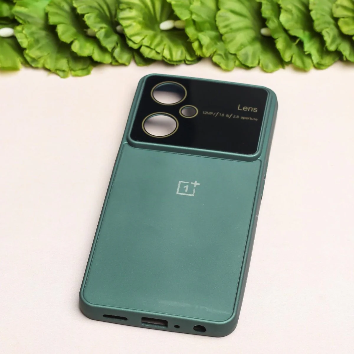 Spoov Luxury Dark Green Silicone Case for Oneplus Nord CE 3 Lite - Image 2