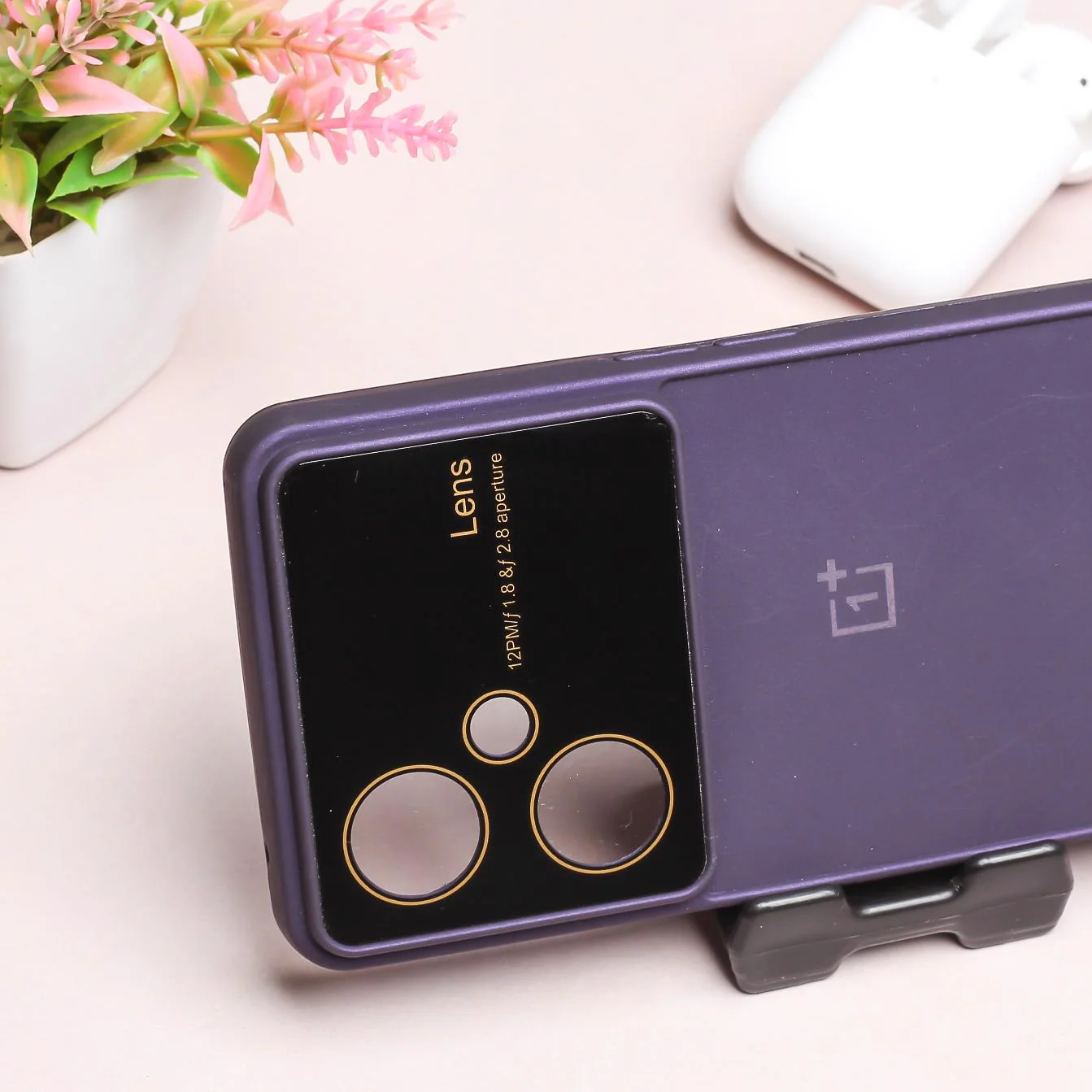 Spoov Luxury Deep Purple Silicone Case for Oneplus Nord CE 3 Lite - Image 3