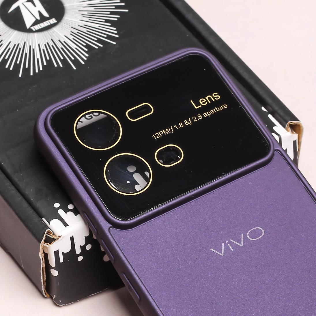 Spoov Luxury Deep Purple Silicone Case for Vivo V25 - Image 4